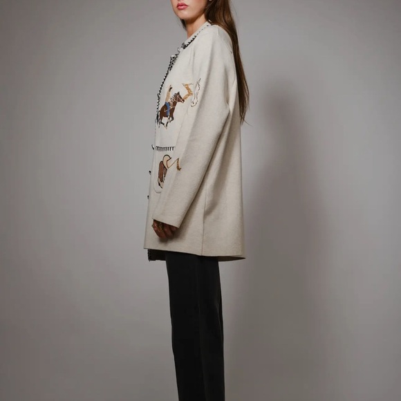 Western Embroidered Button-Up Jacket - Picture 7 of 11